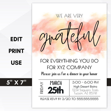 employee appreciation party invite